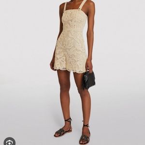 Maje Romee Macramé mini dress